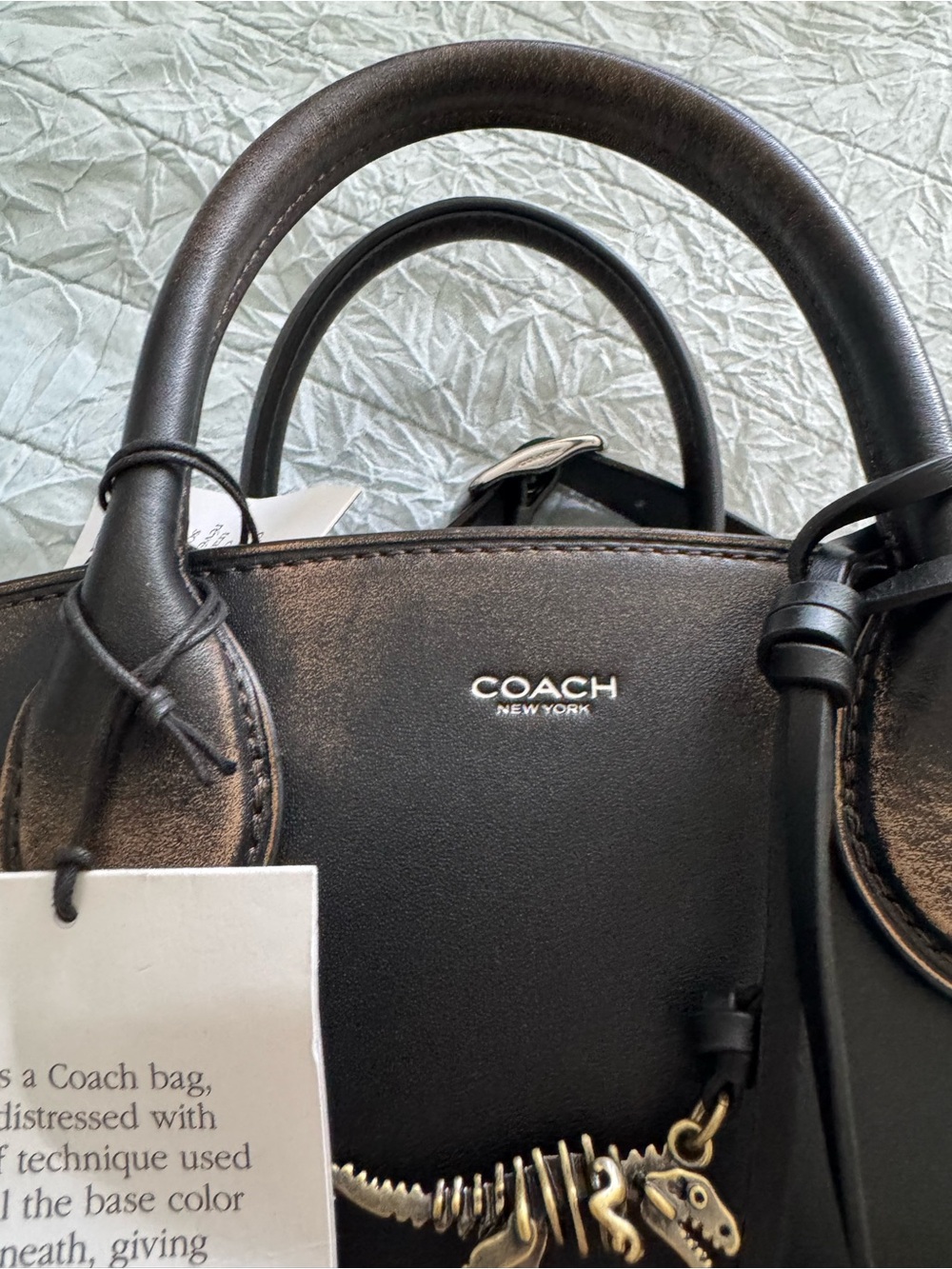 NWT Coach Loved Leather Empire 28 - Picture 7 of 14
